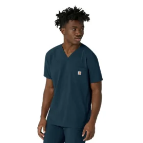 Force Cross-Flex heren-scrubtop met V-hals