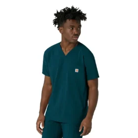 Force Cross-Flex heren-scrubtop met V-hals