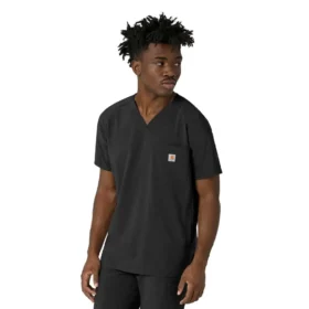 Force Cross-Flex heren-scrubtop met V-hals