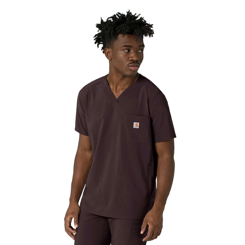 Force Cross-Flex heren-scrubtop met V-hals