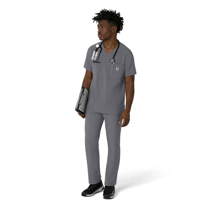 Force Cross-Flex heren-scrubtop met V-hals