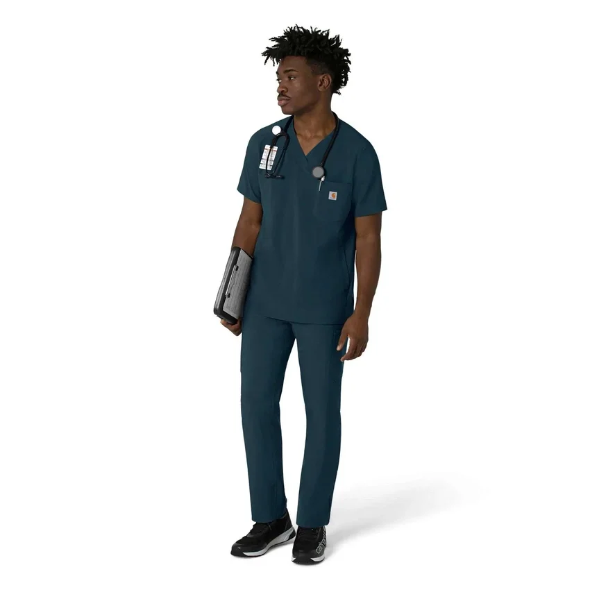 Force Cross-Flex heren-scrubtop met V-hals