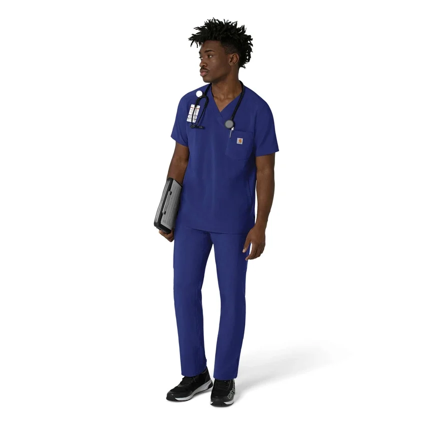 Force Cross-Flex heren-scrubtop met V-hals
