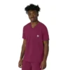 Force Cross-Flex heren-scrubtop met V-hals