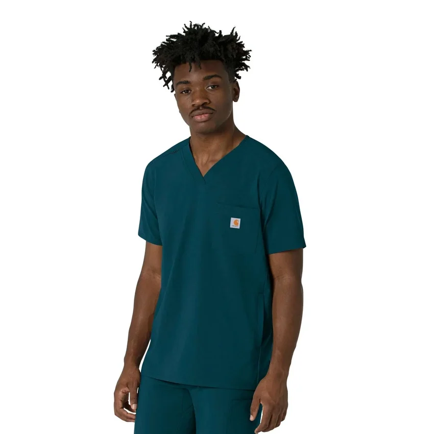 Force Cross-Flex heren-scrubtop met V-hals