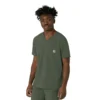 Force Cross-Flex heren-scrubtop met V-hals