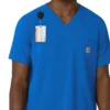 Force Cross-Flex heren-scrubtop met V-hals