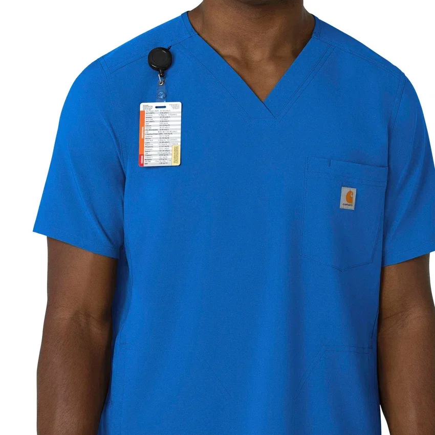 Force Cross-Flex heren-scrubtop met V-hals