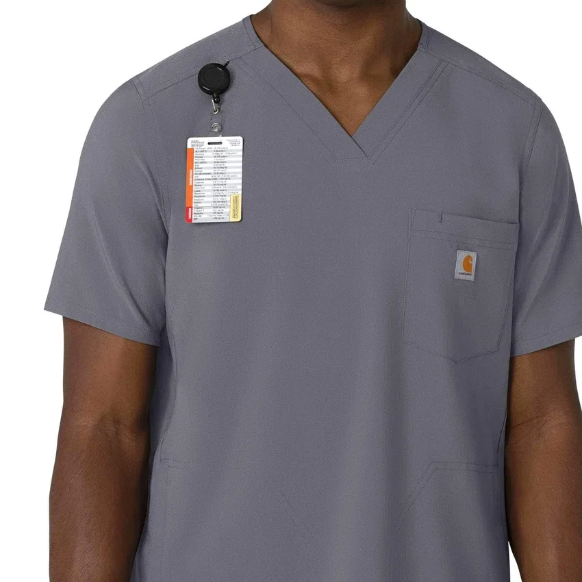 Force Cross-Flex heren-scrubtop met V-hals