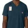 Force Cross-Flex heren-scrubtop met V-hals