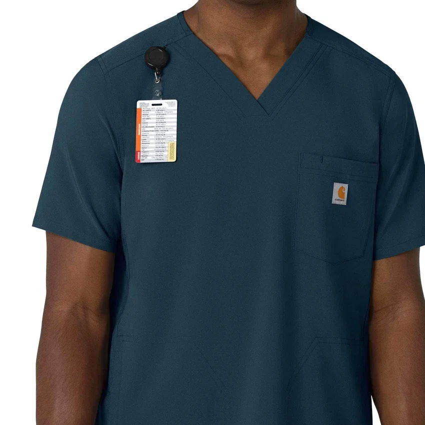 Force Cross-Flex heren-scrubtop met V-hals