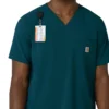 Force Cross-Flex heren-scrubtop met V-hals