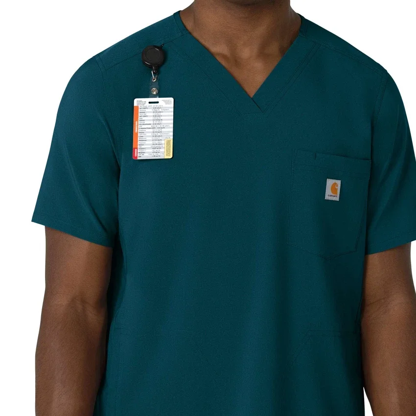 Force Cross-Flex heren-scrubtop met V-hals