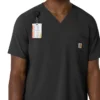 Force Cross-Flex heren-scrubtop met V-hals