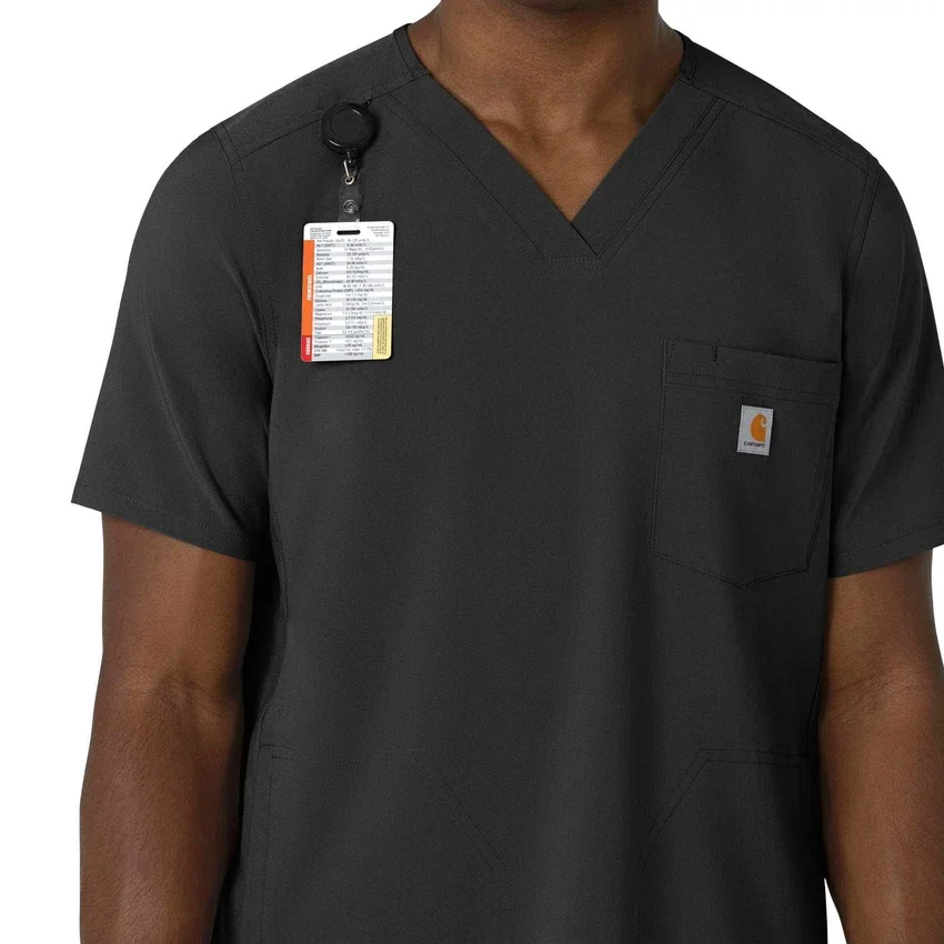 Force Cross-Flex heren-scrubtop met V-hals