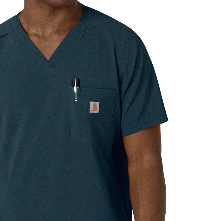 Force Cross-Flex heren-scrubtop met V-hals