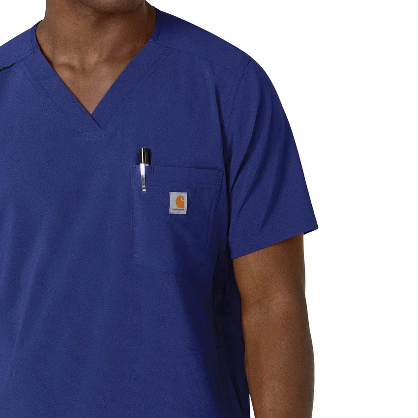 Force Cross-Flex heren-scrubtop met V-hals