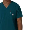 Force Cross-Flex heren-scrubtop met V-hals