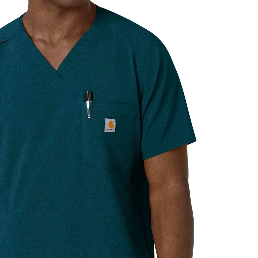 Force Cross-Flex heren-scrubtop met V-hals