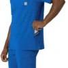 Force Cross-Flex heren-scrubtop met V-hals