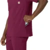 Force Cross-Flex heren-scrubtop met V-hals