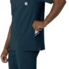 Force Cross-Flex heren-scrubtop met V-hals