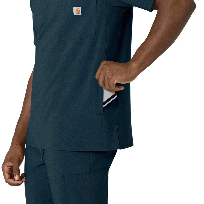Force Cross-Flex heren-scrubtop met V-hals