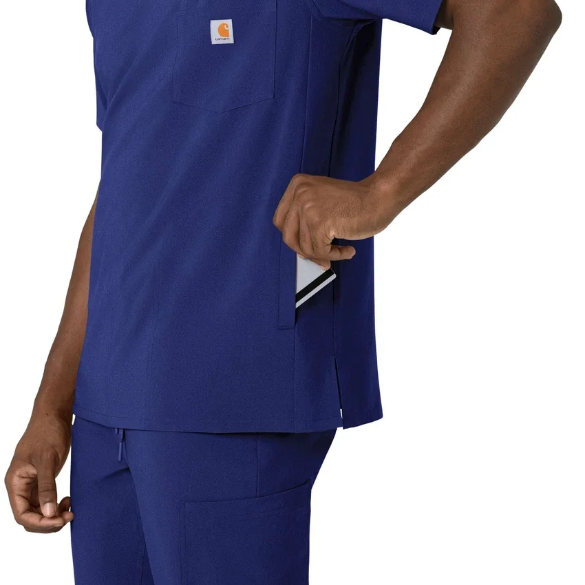 Force Cross-Flex heren-scrubtop met V-hals