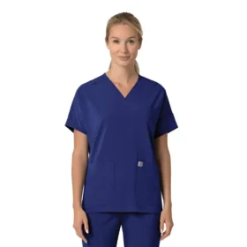 Force Cross-Flex oversized scrubtop met V-hals voor dames