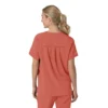 Force Cross-Flex oversized scrubtop met V-hals voor dames