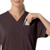 Force Cross-Flex oversized scrubtop met V-hals voor dames