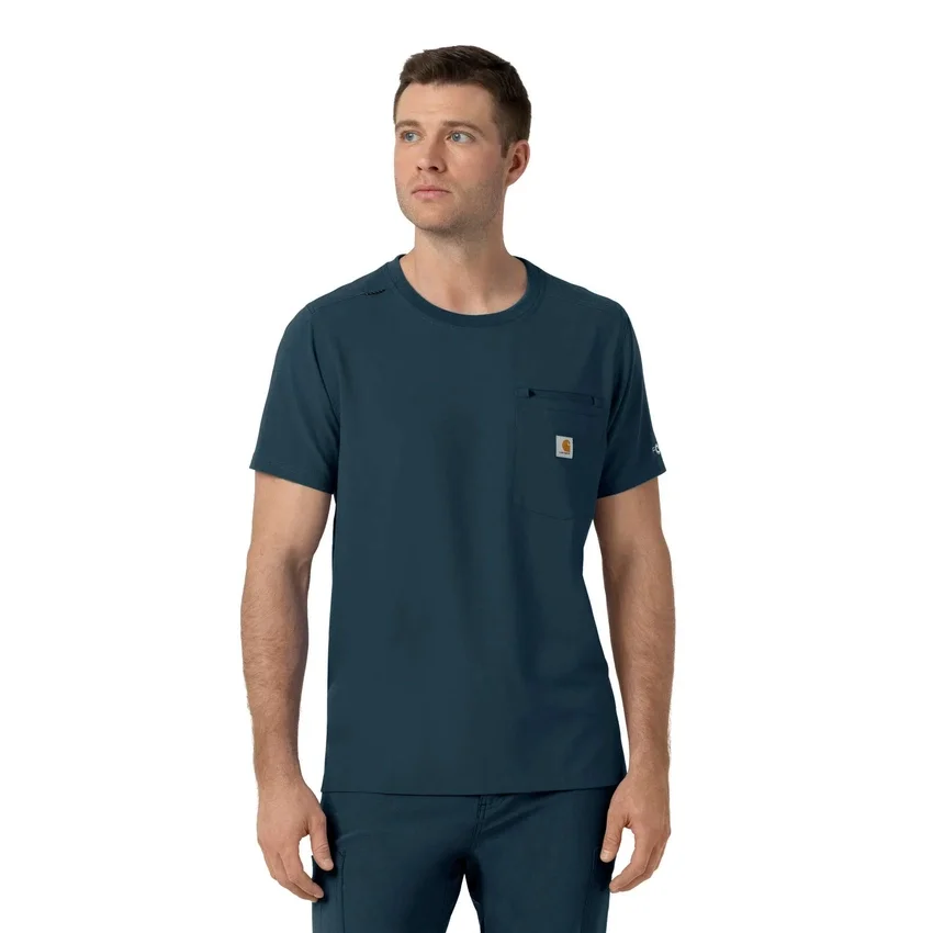 Force Cross-Flex scrubshirt met ronde hals