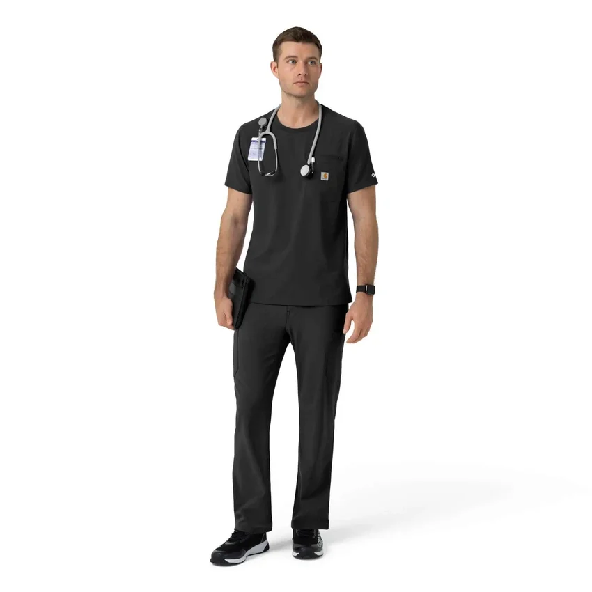 Force Cross-Flex scrubshirt met ronde hals