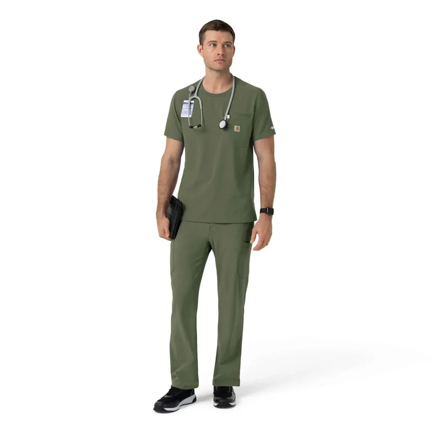 Force Cross-Flex scrubshirt met ronde hals