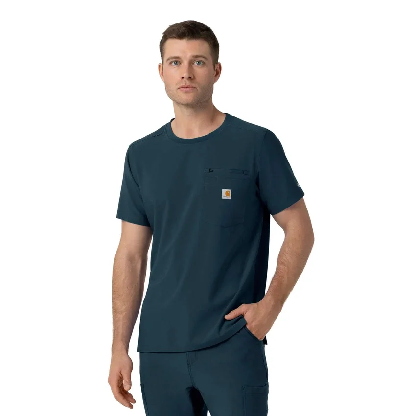 Force Cross-Flex scrubshirt met ronde hals