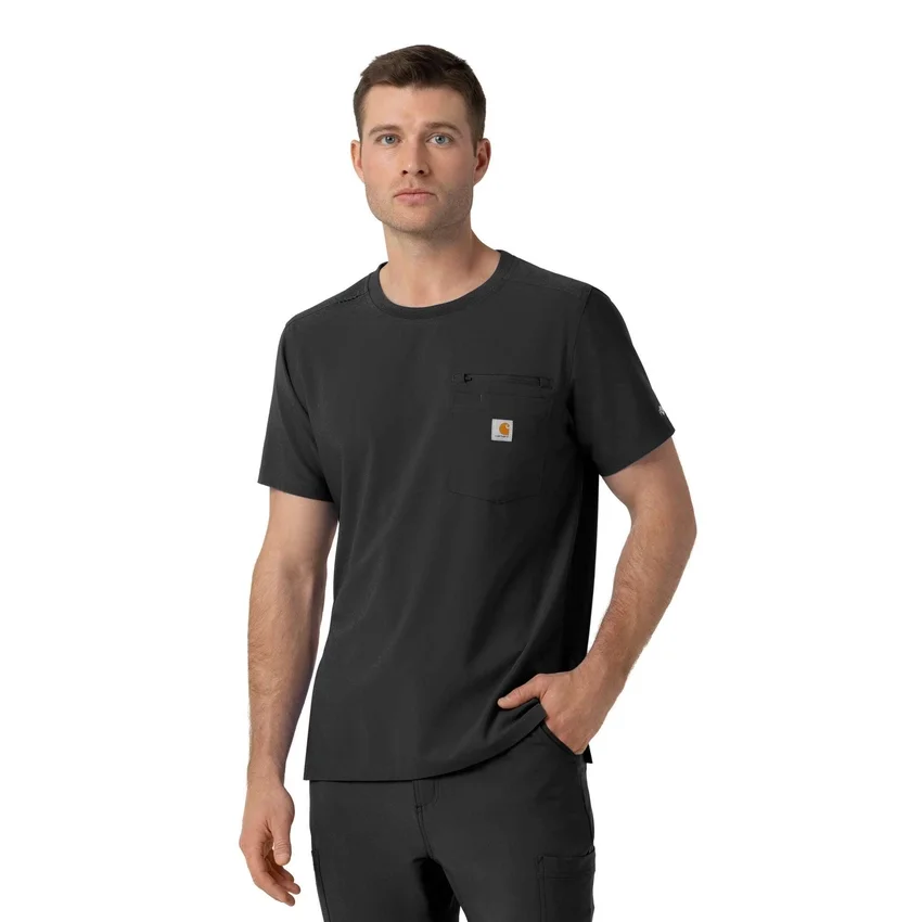 Force Cross-Flex scrubshirt met ronde hals