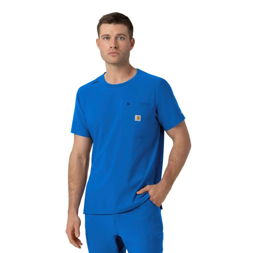 Force Cross-Flex scrubshirt met ronde hals