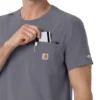 Force Cross-Flex scrubshirt met ronde hals