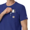 Force Cross-Flex scrubshirt met ronde hals