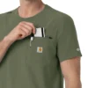 Force Cross-Flex scrubshirt met ronde hals