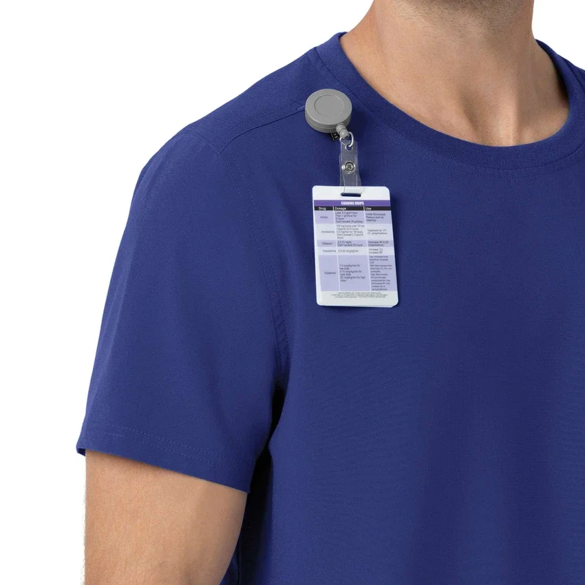 Force Cross-Flex scrubshirt met ronde hals