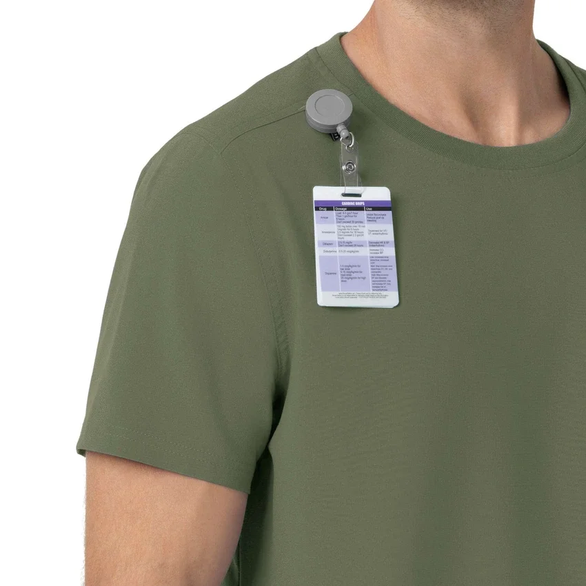 Force Cross-Flex scrubshirt met ronde hals