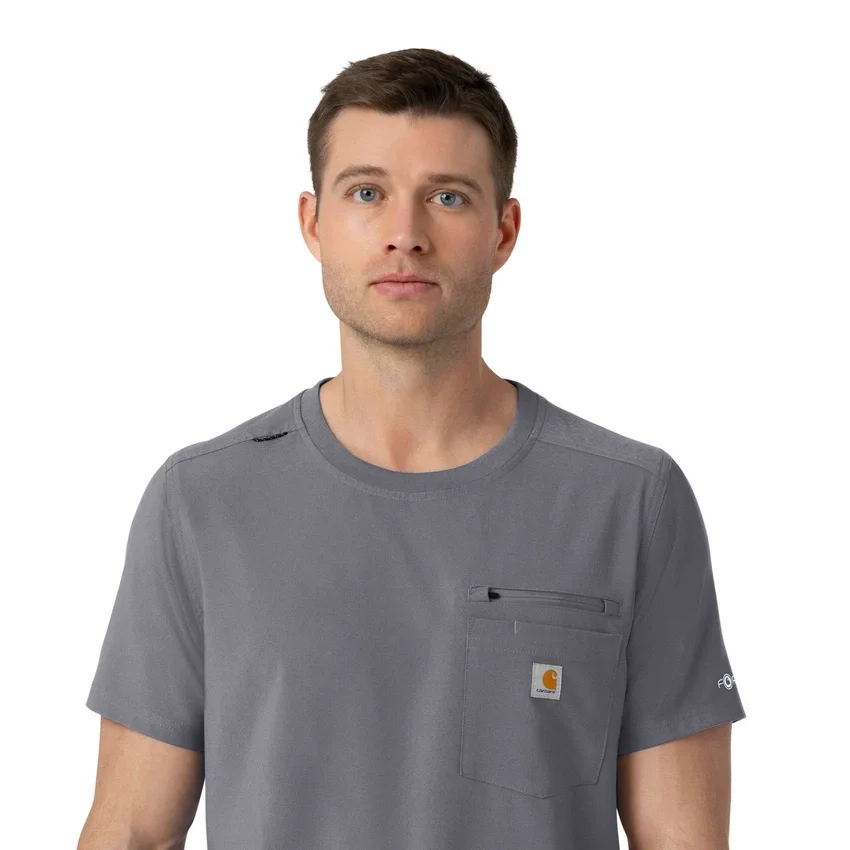 Force Cross-Flex scrubshirt met ronde hals