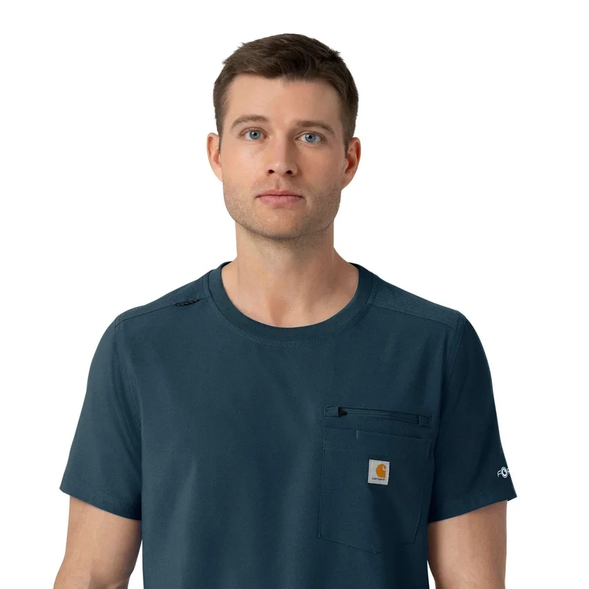 Force Cross-Flex scrubshirt met ronde hals