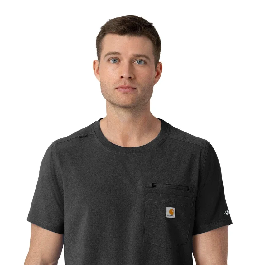 Force Cross-Flex scrubshirt met ronde hals