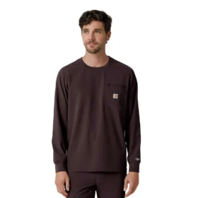 Force Cross-Flex scrubshirt met ronde hals en lange armstukken