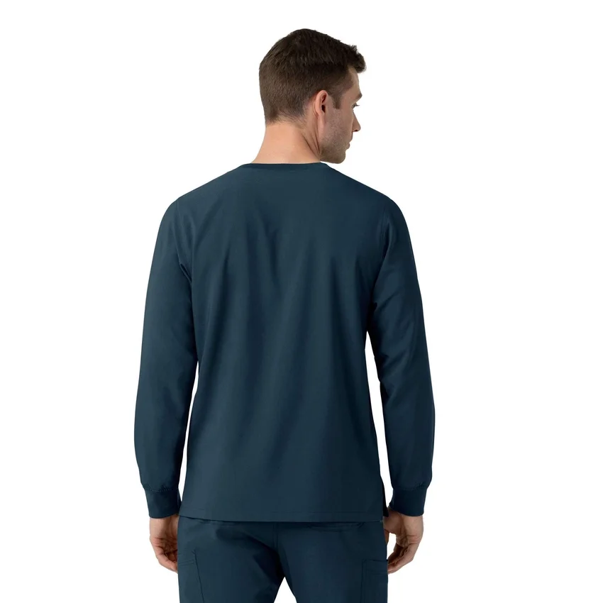 Force Cross-Flex scrubshirt met ronde hals en lange armstukken