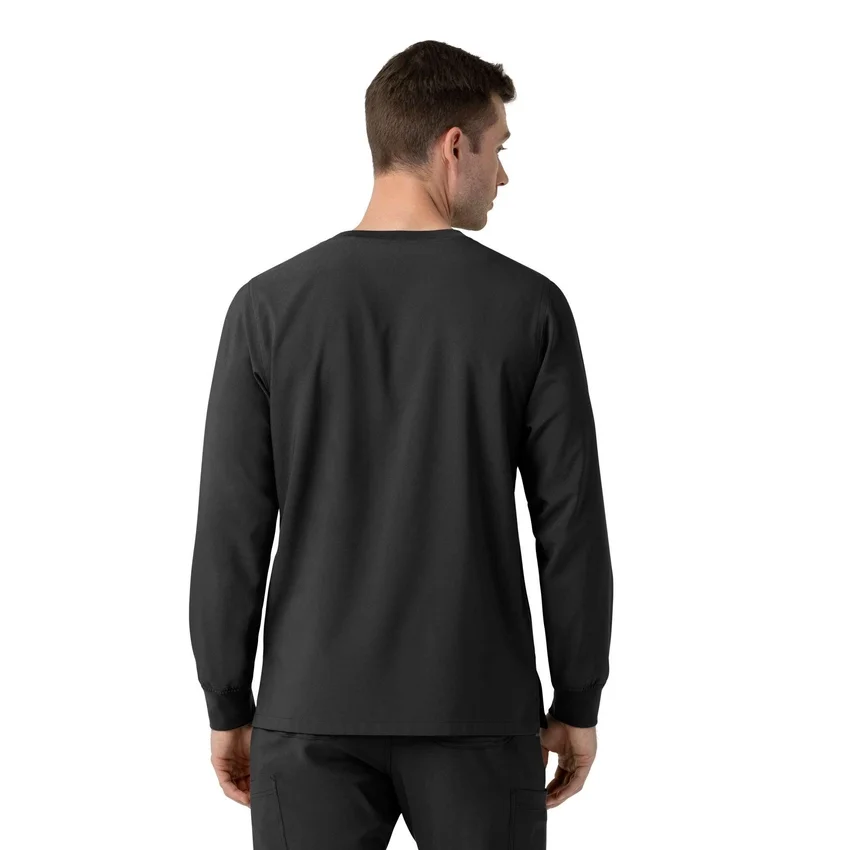 Force Cross-Flex scrubshirt met ronde hals en lange armstukken