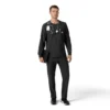 Force Cross-Flex scrubshirt met ronde hals en lange armstukken