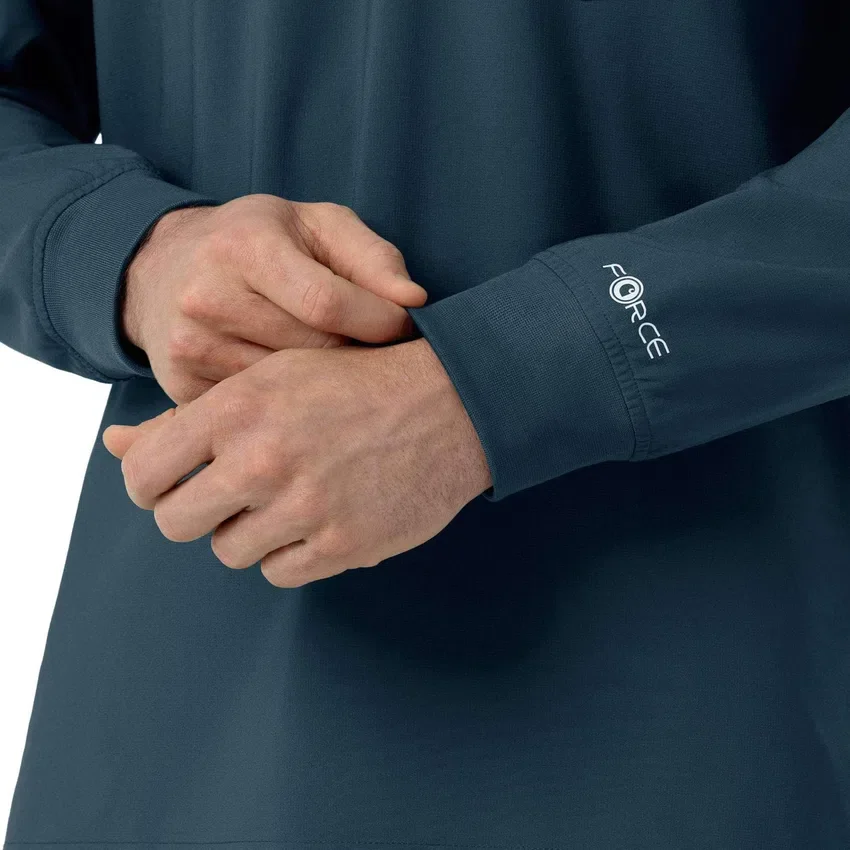 Force Cross-Flex scrubshirt met ronde hals en lange armstukken